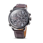 Herrenuhr Mit PU-Lederband Oulm 3299