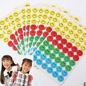 Smiley-Aufkleber (540 Stück)