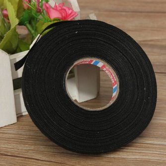 Schwarz Textil-Klebeband