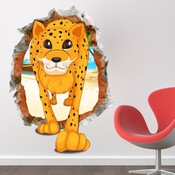 Wandtattoo Leopard Für Kinder