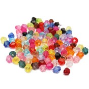 Farbige Perlen Mix Aus Kunststoff 4MM