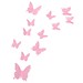 Schmetterlings-Aufkleber Für Die Wand (12 Stück)