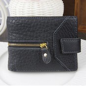 Trendy Schwarze Handtasche Echtes Leder