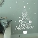Wand-Aufkleber-Text Frohe Weihnachten Glückliches Neues Jahr