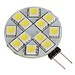 G4 LED-Birnen-12V-Regal Mit 12 SMD LEDs 5050 Pure White