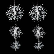 Schneeflocken Dekoration 6 Stück Schneeflocken Dekoration 6 Stück