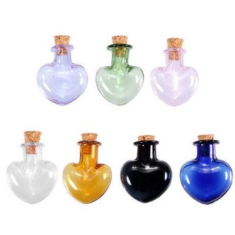 Glück Flasche In Verschiedenen Farben