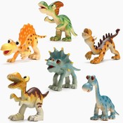 Kunststoff-Dinosaurier Spielset Für Kinder Ab 6 Stück