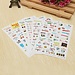 Niedliche Cartoon-Aufkleber 6 Sheets