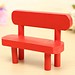 Kleine Holz-Puppenhaus Chair 6.4 X 3.2 X 7.7Cm