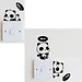 Panda-Wand-Aufkleber 3 Stück