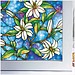 Static Fensteraufkleber Mit Orchidee Print 3M