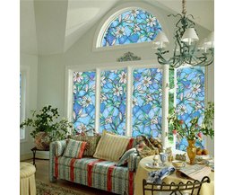Static Fensteraufkleber Mit Orchidee Print 3M