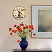 Vintage Wood Eiffel Tower Clock