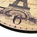 Vintage Wood Eiffel Tower Clock