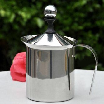 Edelstahl Milchaufschäumer (400 Ml)