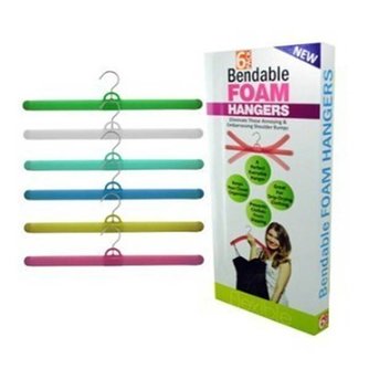 Flexible Farbige Kleiderbügel