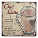 Tin Plate "Chai Latte"