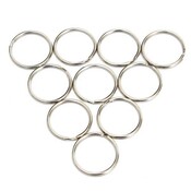 Metall-Schlüsselanhänger 25MM 10 Stück