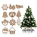 Weihnachtsbaum Ornamente 11 Stück