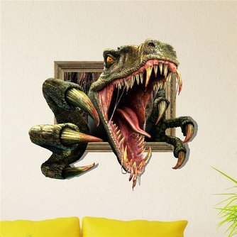 Dinosaurier-Wand-Aufkleber-3D