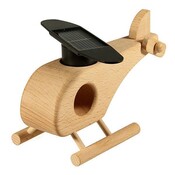 Spielen Sie Hubschrauber Mit Solar-Panel Holz