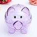 Piggy Bank Transparent Plastic Kinder