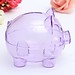Piggy Bank Transparent Plastic Kinder