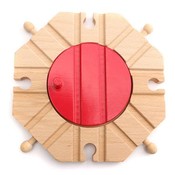Holz Drehscheibe Junction Für Spielzeug-Zug