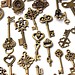 Vintage Charme-Keys 70 Stück