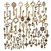 Vintage Charme-Keys 70 Stück