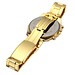 Modische Gold-Uhr Mit Edelstahl-Bügel