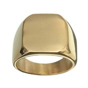 Tough Goldfarbener Ring Of Titan / Stahl Für Männer