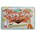 Jahrgang Happy Hour Wandplatte Aus Metall 30 X 20Cm