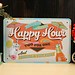 Jahrgang Happy Hour Wandplatte Aus Metall 30 X 20Cm