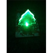 3D-Weihnachtskarte Mit LED-Licht