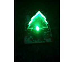 3D-Weihnachtskarte Mit LED-Licht