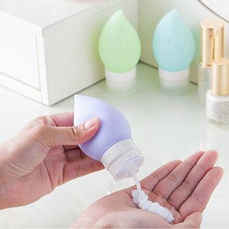 Silikon-Spielraum-Flaschen Für Shampoo Und Duschgel 75ML