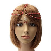 Elegante Stirnband Mit Perlenketten