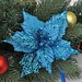 Glitter Dekorative Künstliche Blume Für Weihnachten 16CM