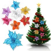 Glitter Dekorative Künstliche Blume Für Weihnachten 16CM Glitter Dekorative Künstliche Blume Für Weihnachten 16CM