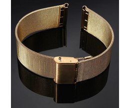 Gold-Uhrenarmband Edelstahl 18/20/22 / 24Mm