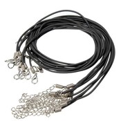 Halsketten Mit Leder Verschluss 10Pcs