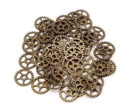 Weinlese Steampunk-Anhänger 50 Stück