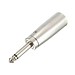 Adapter XLR-Stecker Auf 6.35Mm Jack Mono Männlich