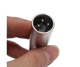 Adapter XLR-Stecker Auf 6.35Mm Jack Mono Männlich