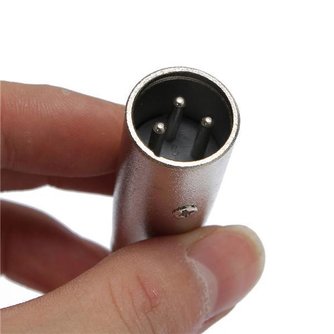 Adapter XLR-Stecker Auf 6.35Mm Jack Mono Männlich