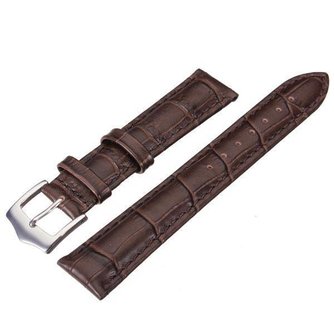 Hohe Qualität Brown PU-Leder-Uhrenarmband