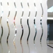 Fensteraufkleber Mit Wellenmuster