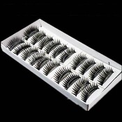 Schwarz Falsche Wimpern 10 Paar